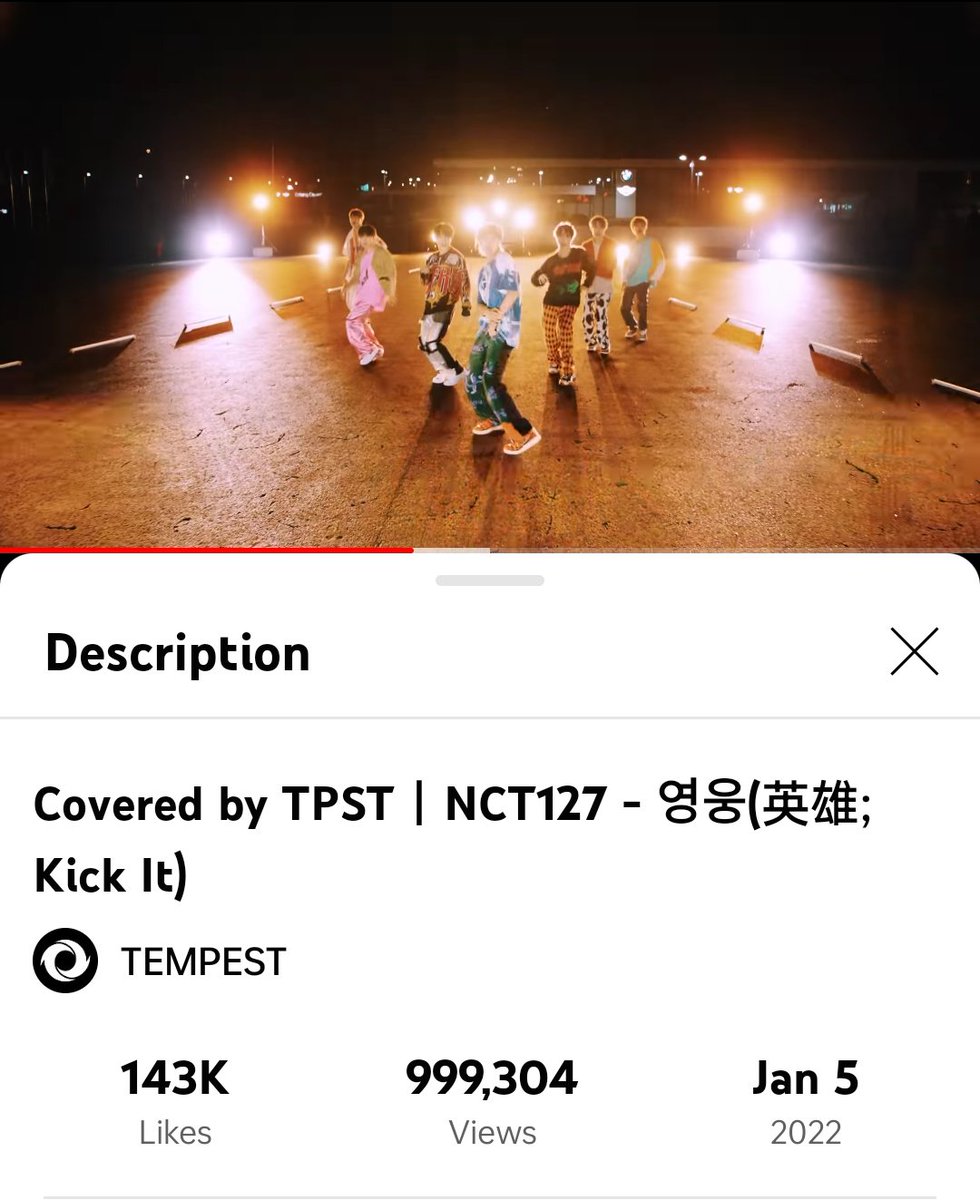 hanbinstreaming's tweet image. Less than 700 views and we will reach TEMPEST KICK IT COVER 1 MILLION VIEWS! What are you waiting for? Stream now! ❤️

🔗: youtu.be/yhCb3nEqxrQ

#TEMPEST #TPST #템페스트
@TPST__official @TPST_twt