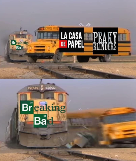 _katt_mo's tweet photo. dejen de comparar Peaky Blinders y La casa de papel con Breaking Bad https://t.co/CIgDTlyRKF