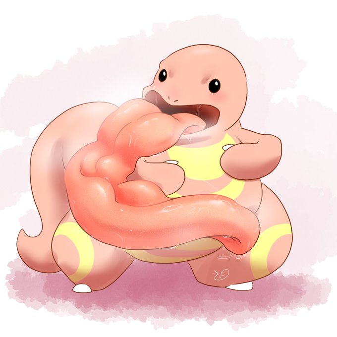 クンニとかで舌技が凄そうなベロリンガ君(舌を描く練習) 