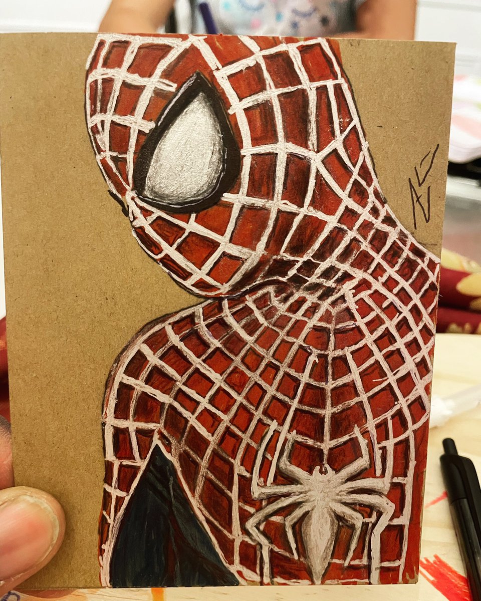First shot at Spider-Man!
