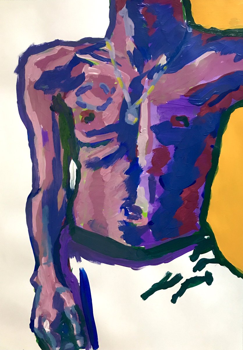 dresigns_'s tweet photo. Body Portrait 

Acrylic paint 

Drⓔ // 2022 https://t.co/gDvWCJ6WEt