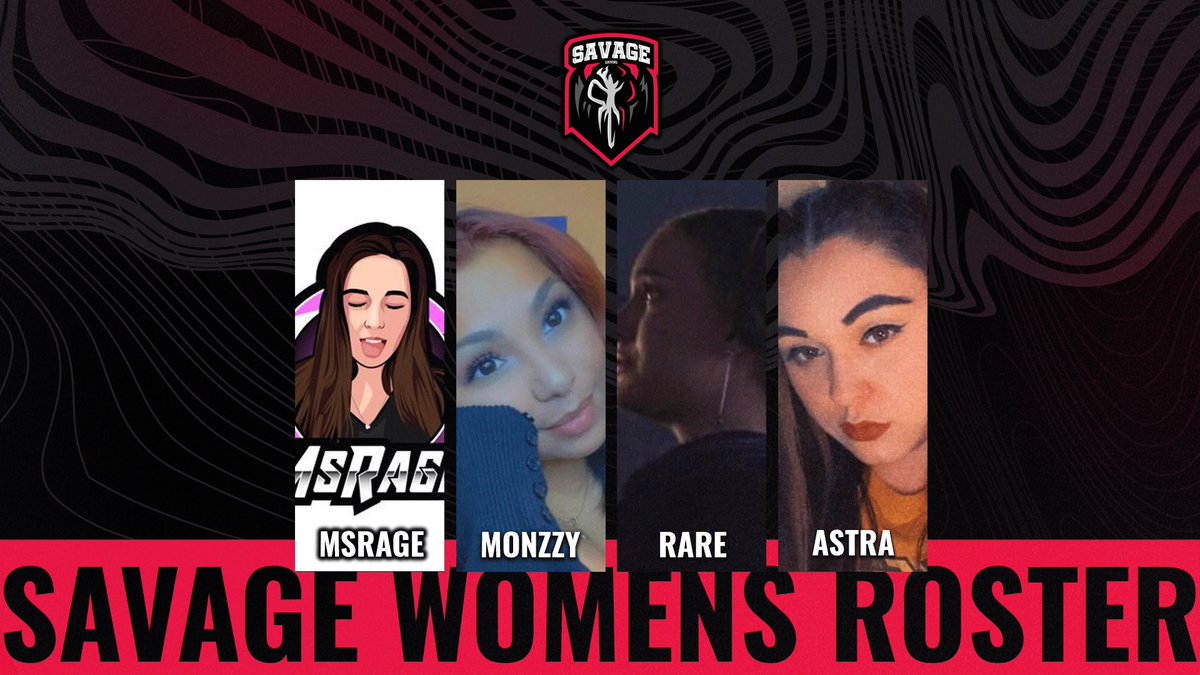 BeyondTheoryGG's tweet image. Please welcome our official Savage Womens Call of Duty Roster 🔥 

👤 - @MsAlexiiss 
👤 - @Itzmonzzy 
👤 - @rarecree 
👤 - @astravea 

👤 (Coach) - @Indivant