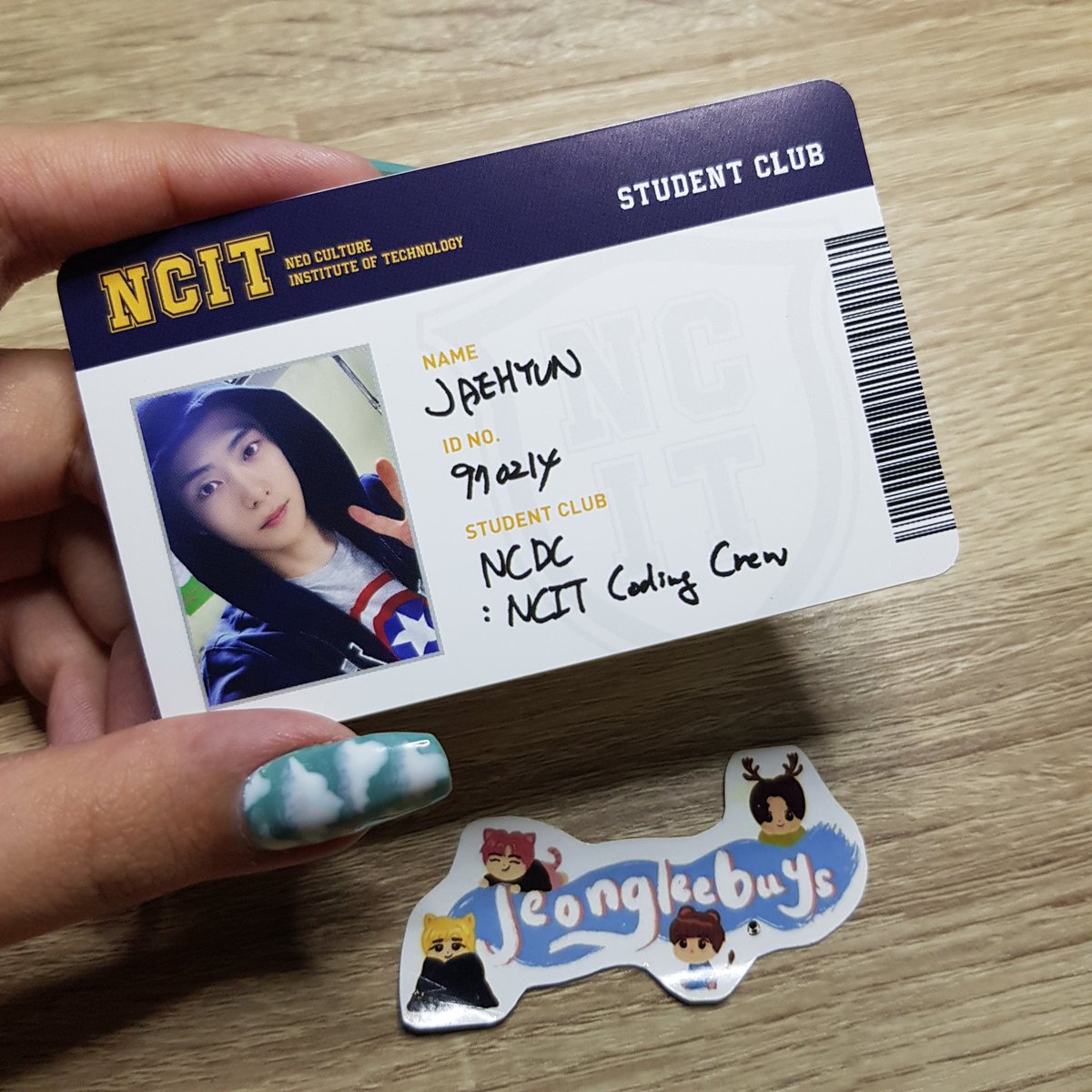 4jeonglee's tweet photo. long overdue feedback but thank you for making jaehyun's ncit id come home to me safely, @jaemingcart! really appreciate the sturdy packaging since the pc material itself was flimsy 💚
#jaemingproofs https://t.co/dLDK5A4L6a