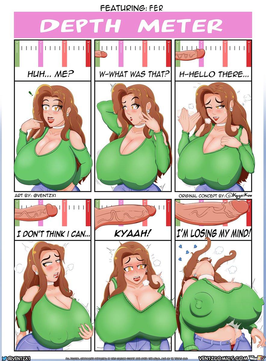 VentzComics🔞 on X: Depth Meter Having to draw 6 different pics and then  put them in this base made by @Kogeikun ... It was one hell of a workout,  haha! Was a