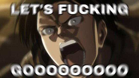 Almost time to get uncomfortably high and watch AoT