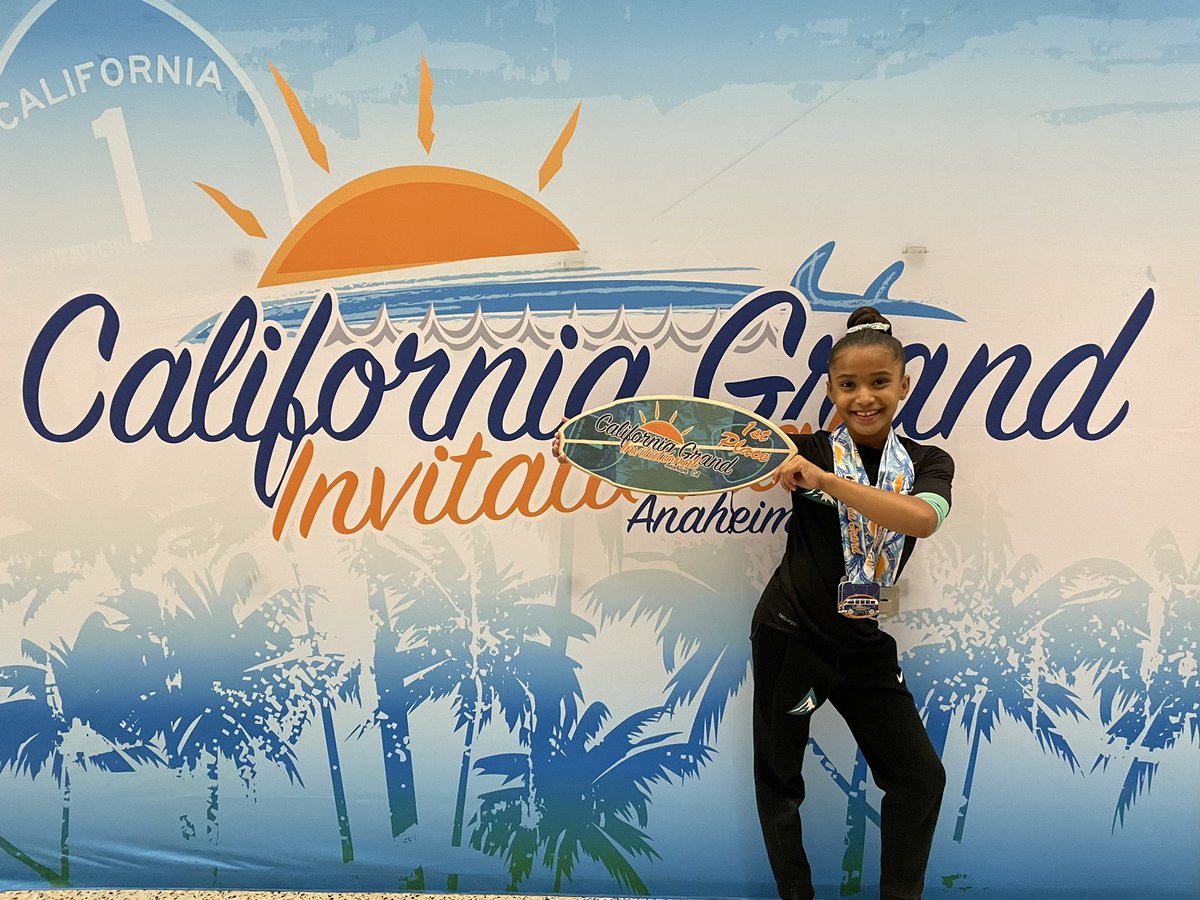 My baby girl came to California and won the whole thing with a 37.25 overall❗️
I’M SOOOO PROUD! 

1st place OVERALL, Beam, Floor, &amp; team. She had the highest score of anyone regardless of age. 

KEEP SHINING SHYNE☀️
#ShyneJones ☀️
#TeamJones 
#Age8 

#AscendGymnastics

#WinDad 👨‍👧‍👦