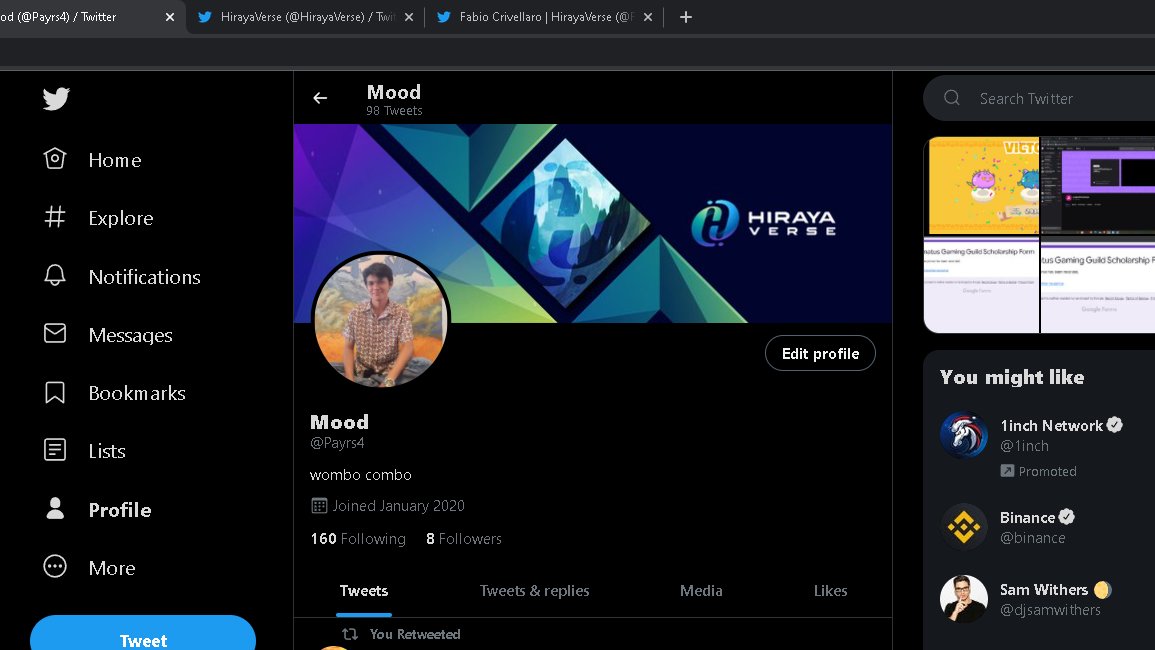 Payrs4's tweet photo. @HirayaVerse @Fabio_Hiraya @AxieInfinity Done. 
ronin:eae9d41c9649799e3c917ee1917f6a9826d3bd26
@jessiepalic653 @Nester_LangTo lezzgoooo https://t.co/gRjua7dJnp