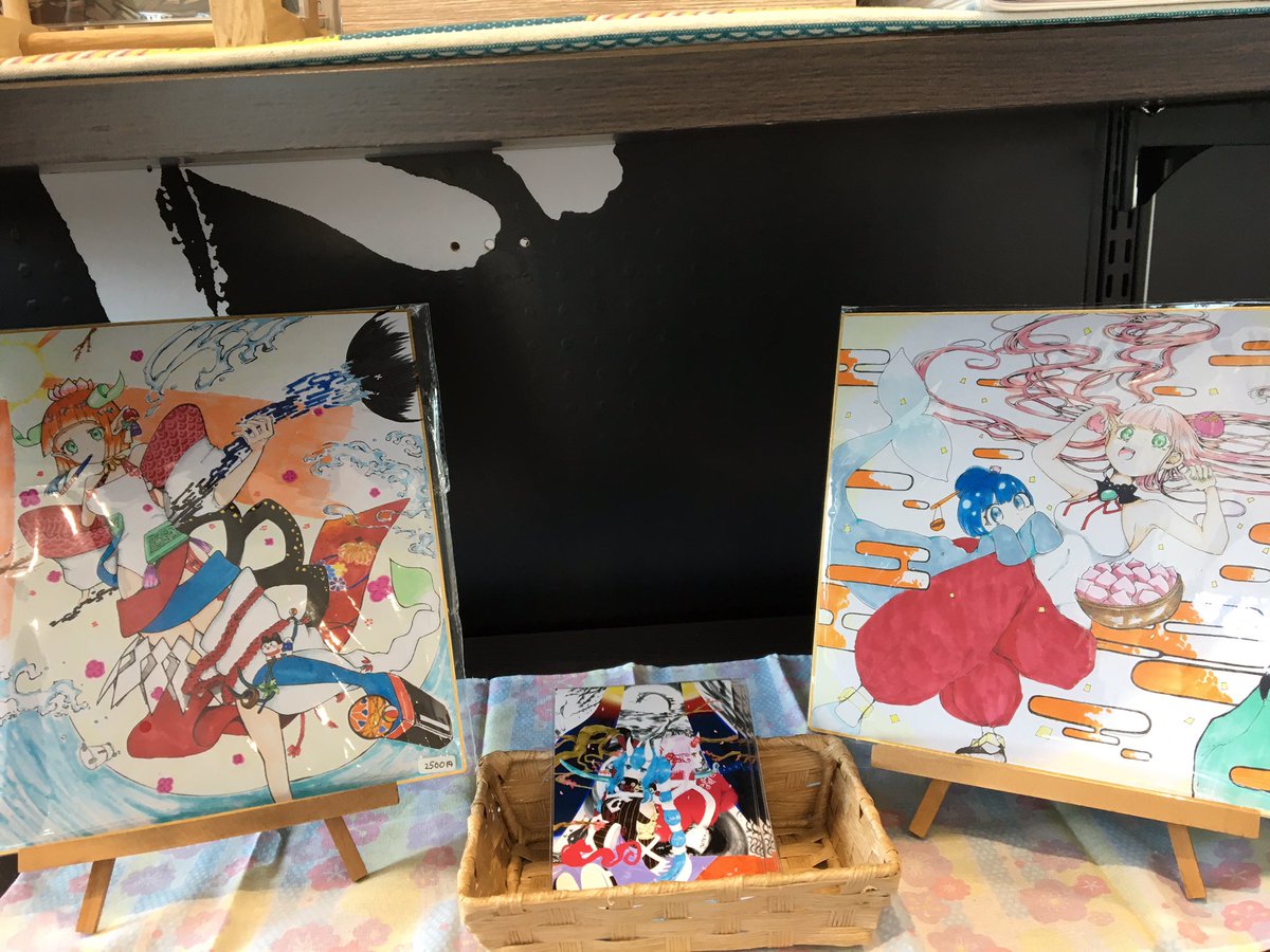 OsakaNinjaInfo's tweet photo. エディオン絵師祭
本日最終日となりました。
今日の営業時間は17時まで、どうぞお早めにお買い求めくださいませ♪♪♪
是非エディオンなんば本店8Fでお待ちしております！！
#絵師 #絵師展 #展示販売 https://t.co/k0jDl14kwh