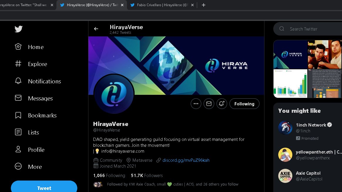 Payrs4's tweet photo. @HirayaVerse @Fabio_Hiraya @AxieInfinity Done. 
ronin:eae9d41c9649799e3c917ee1917f6a9826d3bd26
@jessiepalic653 @Nester_LangTo lezzgoooo https://t.co/gRjua7dJnp