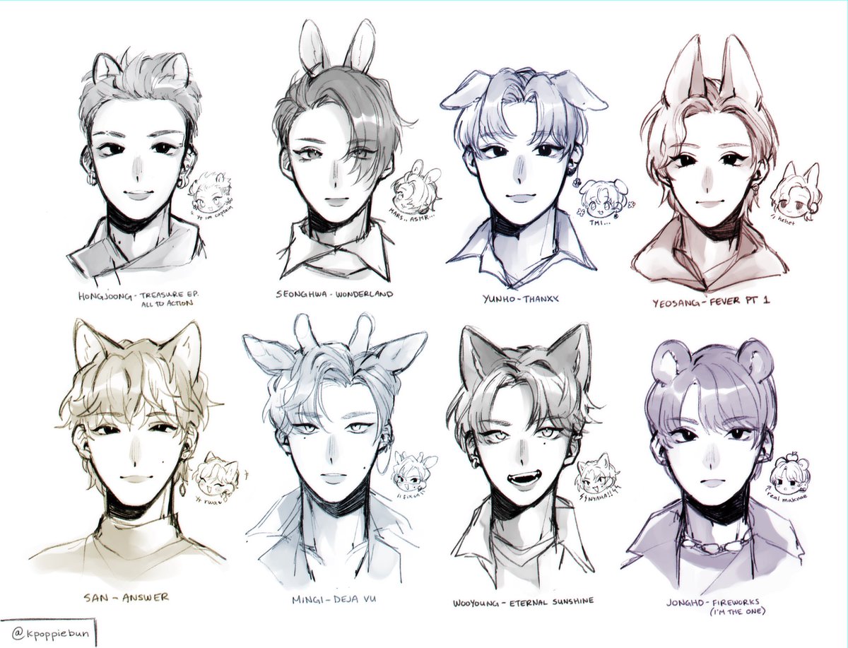 tried to draw every member in my style ⭐️
#ATEEZ #ATEEZfanart