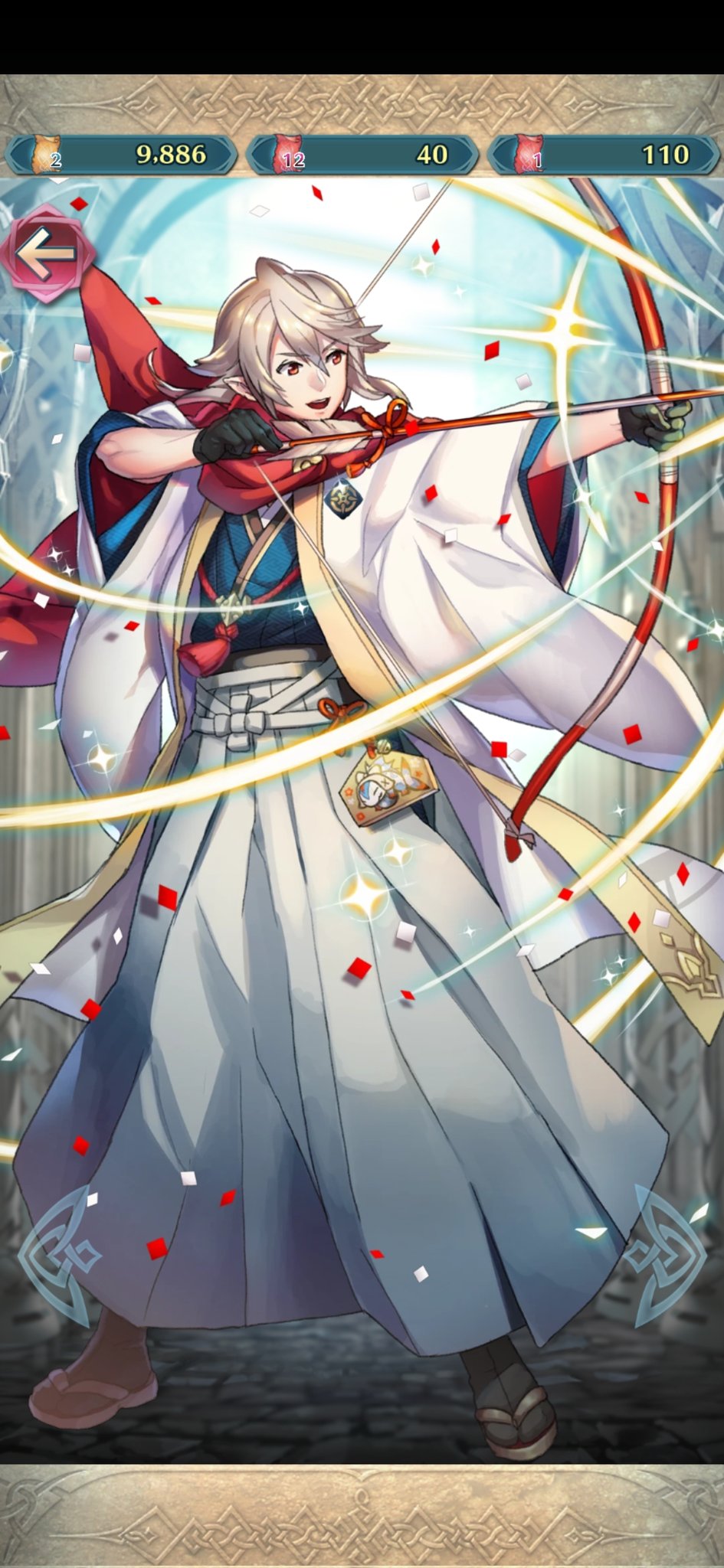 あずる Feh内の弓使いで私のイメージに一番近いのは正月カムイくんでした 和服だし和弓だし そりゃそうなるよねって話なのですが 私も弓引く絵描くときには気を使ってみよう T Co Zqthmpxc57 Twitter