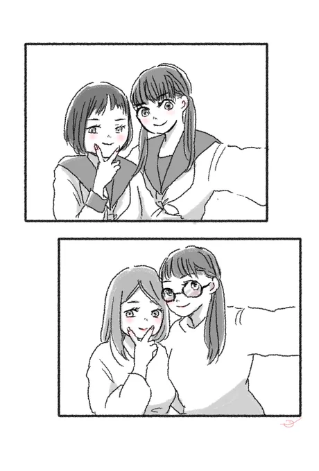成人になっても、ずっとずーっと仲良し。 #落書き
(新成人の皆様おめでとうございます㊗️) 