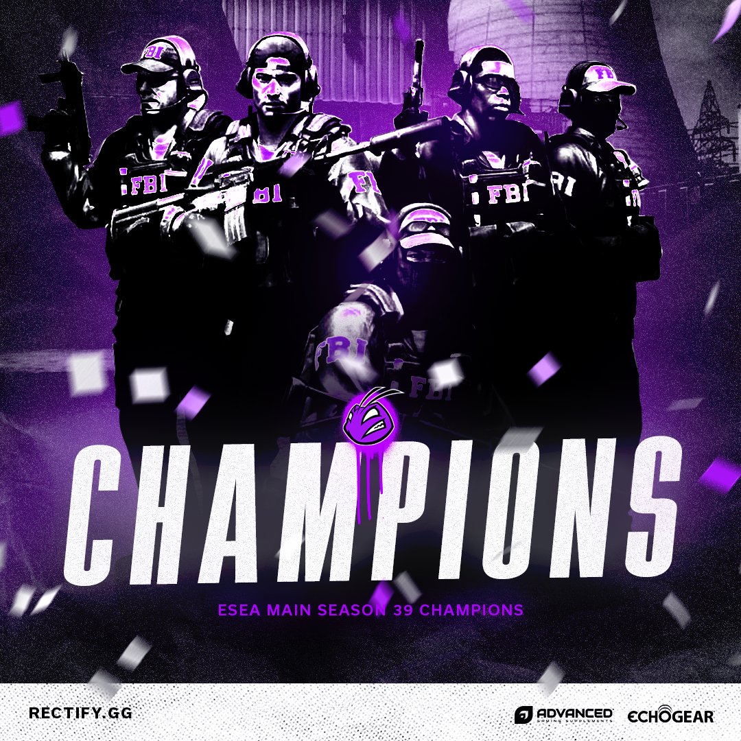 RectifyEsports's tweet image. 🎉 ESEA MAIN CHAMPIONS 🎉

THE BOYS DID IT!

GG to Revel!

@Waddill_ @sarvity @mesamiduckCS @GrizzCS @uwunou 

#GetRect