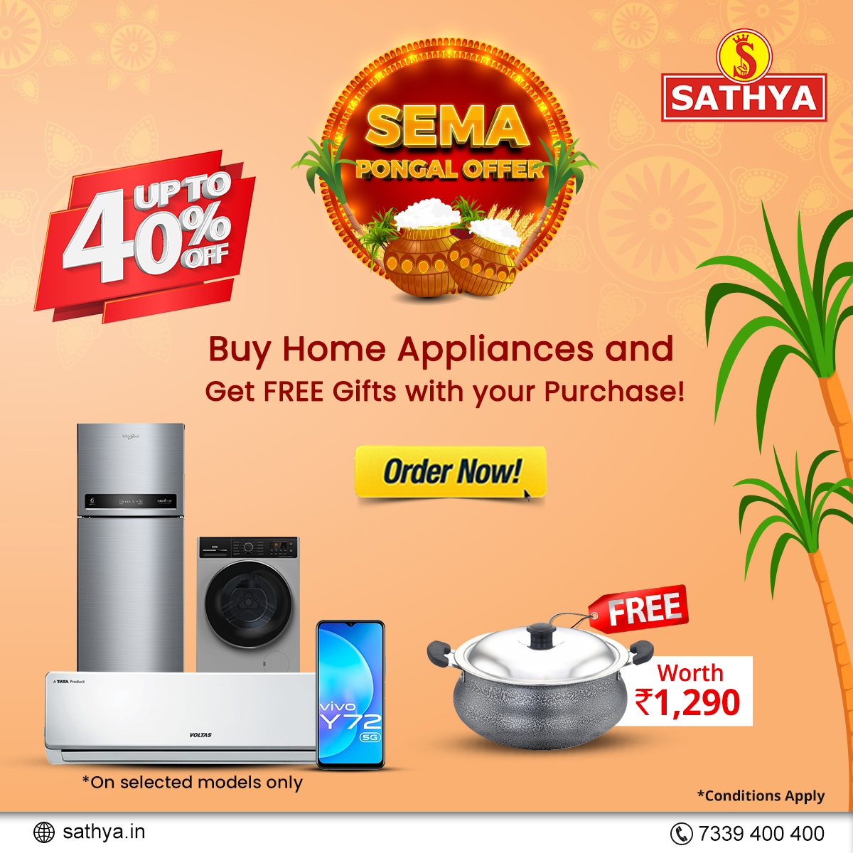 Sathya 2024 home appliances