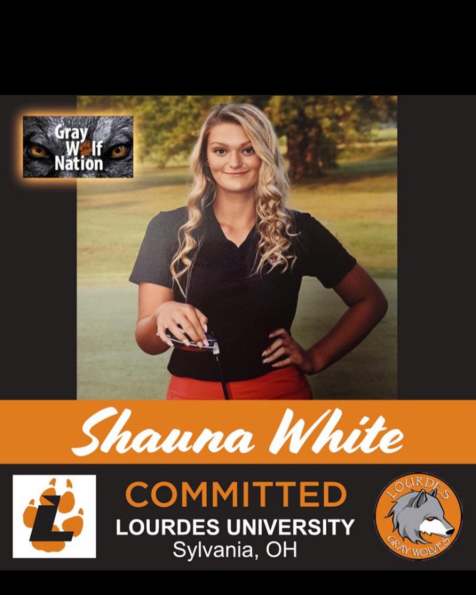 I decided to further my academic and golf career at Lourdes University! Thank you to all of the people who always supported me! Special thank you to all my family, friends, teammates, and coaches!! I couldn’t be more excited to be a Gray Wolf!!