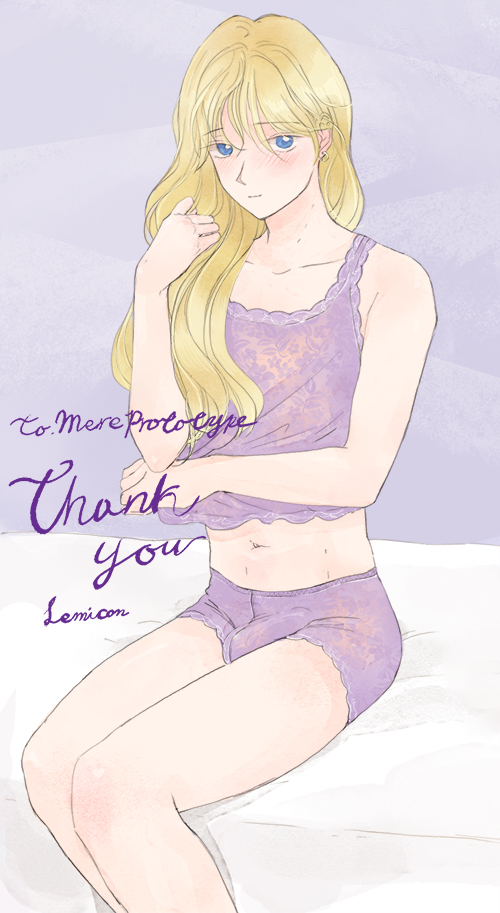 💜commission💜金髪の美人♂ 