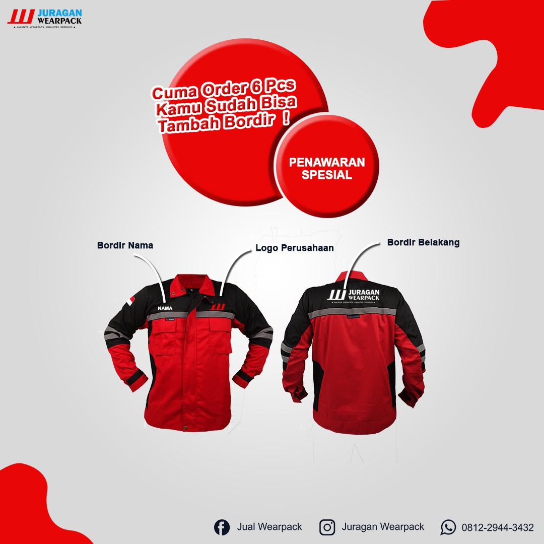 JWearpack's tweet photo. Halo ka 
Di juraganwearpack kini bisa bordir hanya mulai 6 pcs adjah lho. Yuk manfaatkan sekarang juga 

Untuk pemesanan bordir bisa kontak Admin kami di +6281229443432

#juraganwearpack
#tambang
#ShopeeID 
#officelook
#bajukerja https://t.co/GbYsY0jDqd