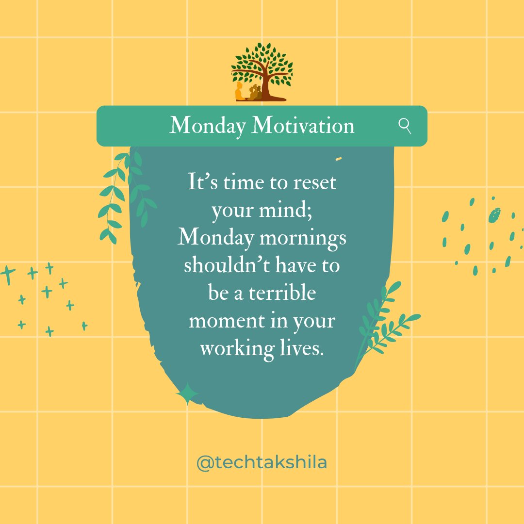TakshilaTech's tweet image. Happy Monday !!!

#monday #mondaymotivation #mondayquotes #mondayvibes #technology #machinelearning #machinelearningengineer #datascience #systemdesign #systemdesigninterviews