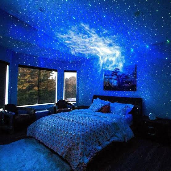 Что есть подростку ночью. Led Starry Sky проектор. Спальня в космическом стиле. Комната в стиле космос. Потолок в стиле космос.