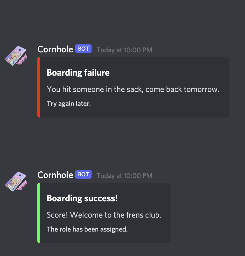beanbagfrens's tweet photo. Successful night of Cornhole! Want to give it a try? 

Like, RT &amp; Follow for your chance to be invited to our Discord! https://t.co/L24iynxx7T