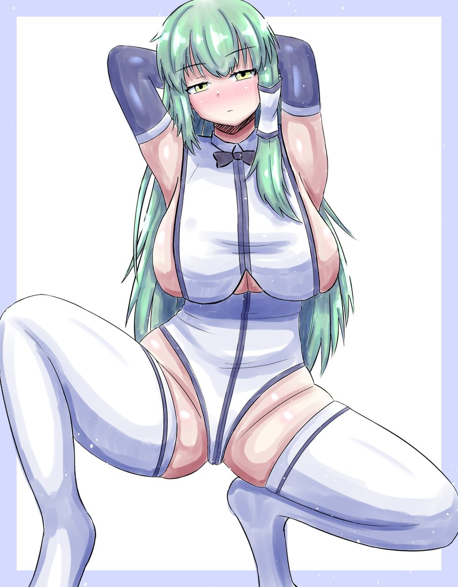 今日も今日とてエッチ衣装早苗さん 