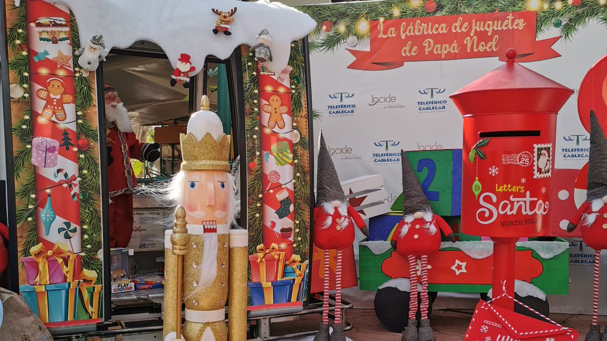 Teleferico_bena's tweet photo. En diciembre, Papá Noel nos visitó para recibir vuestras cartas y recogió juguetes para que nadie se quedara sin regalo esta Navidad.

Gracias a la colaboración de @INCIDEong, la solidaridad de nuestros visitantes ha llegado a cientos de familias malagueñas necesitadas. ¡Gracias! https://t.co/lKnbzcmW0Z