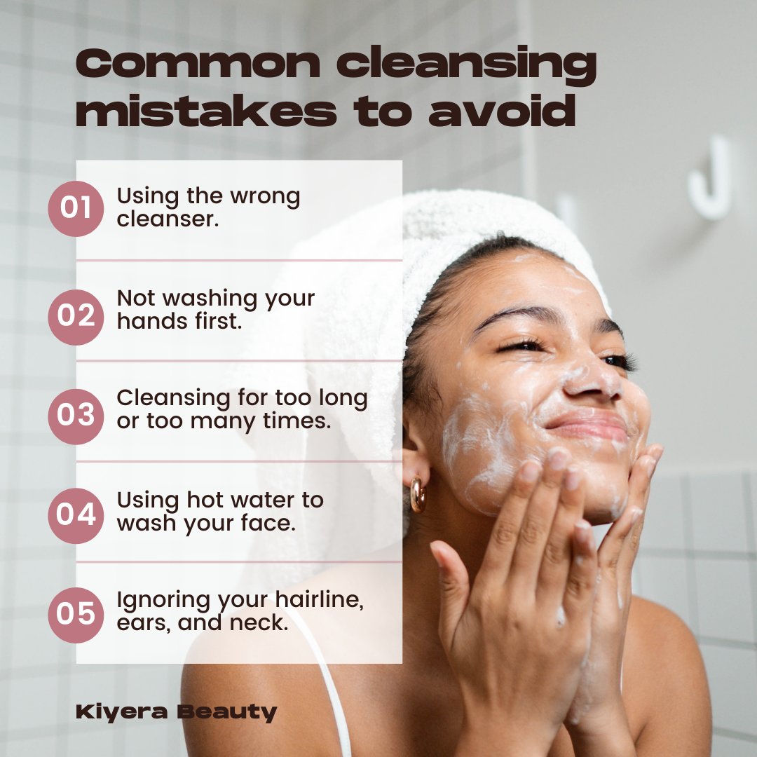 kiyerabeauty's tweet photo. Are you making one of these cleansing mistakes?

Share &amp; Retweet!

#skincaretips #skincareroutine #cleansingtips #cleansingmistakes #howtocleanse #facewashroutine https://t.co/ovRGR2chUP
