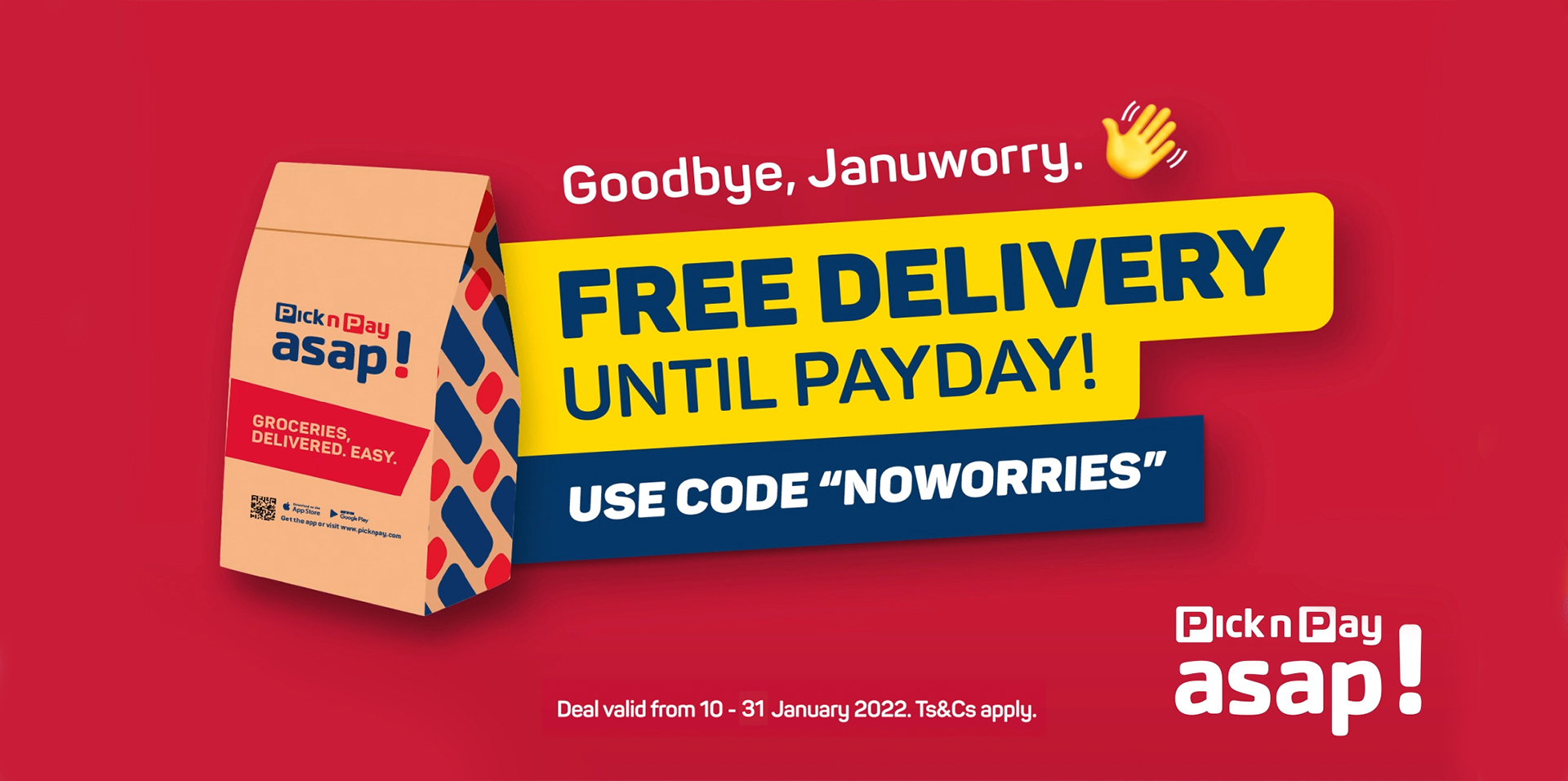 Pick n Pay on X Get FREE delivery on ALL orders this month with picknpayasap X
