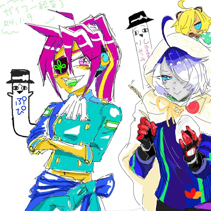 ぷぴたん @yama_puppi とガイフー絵チャしたよ〜!!!!!めっちゃ楽しかった…第2回やらねば꒰⌯͒•·̫•⌯͒꒱ 