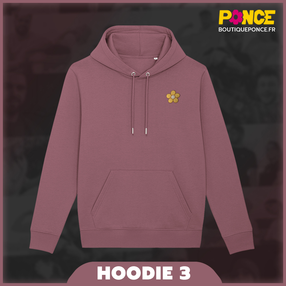 poncefleur's tweet image. Opportunité exclusive de choisir la prochaine couleur du hoodie fleur qui sera en édition limitée sur la boutique (sortie prévue en mars) ! 
Le sondage est disponible en réponse à ce tweet, j'espère que les modèles vous plaisent 🌸

🐤boutiqueponce.fr