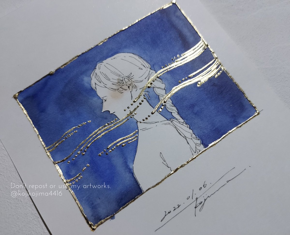 「」|小嶌❇個展4/1(土)〜4/13(木)のイラスト