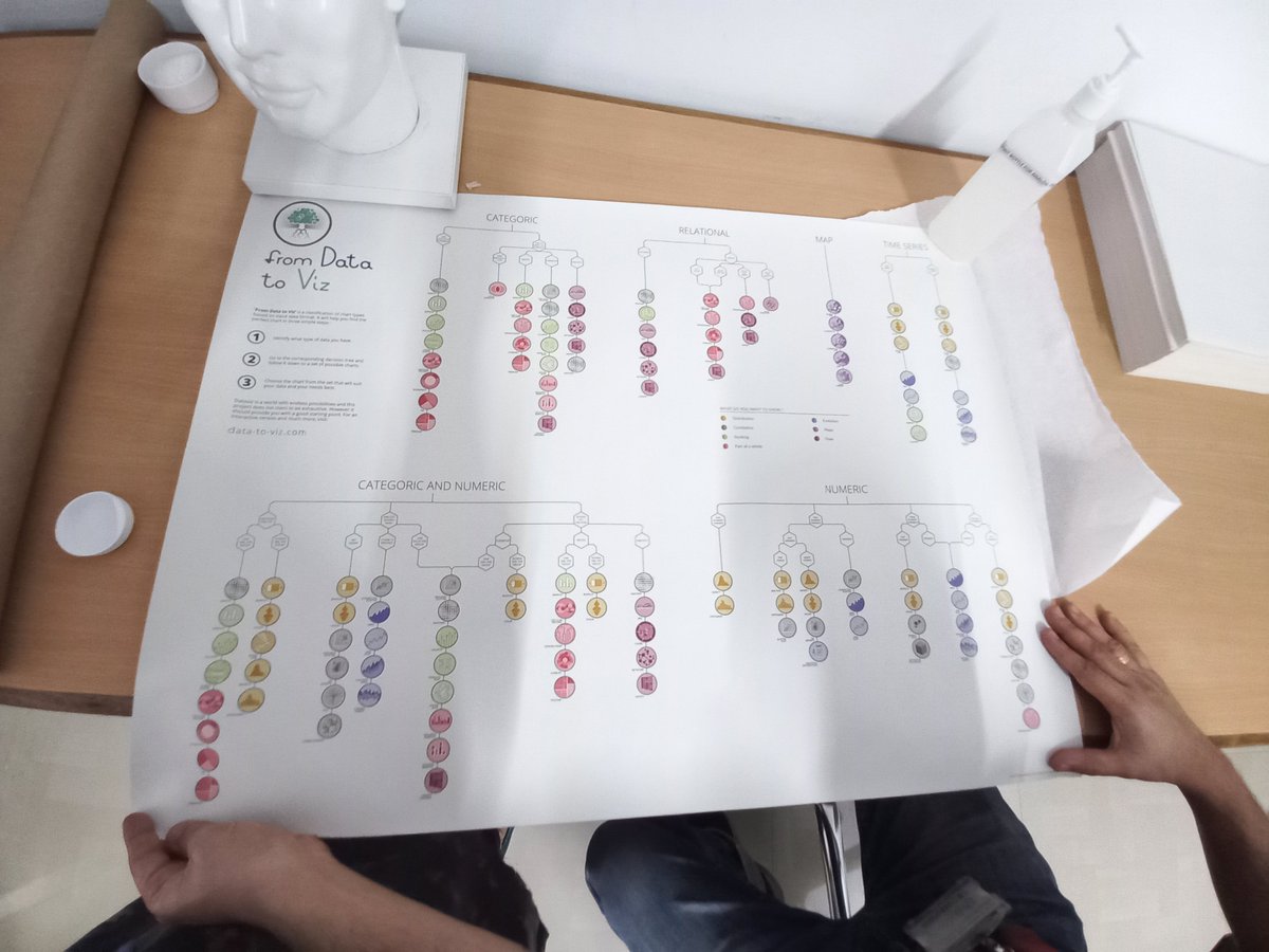 Thank you so much <a href="/RBSZ3/">Royal Belgian Zoological Society</a> <a href="/R_Graph_Gallery/">Yan Holtz</a>
 and <a href="/CedScherer/">Cédric Scherer</a> 
Poster has arrived 🏆🎋 #datatoviz
data-to-viz.com/#explore