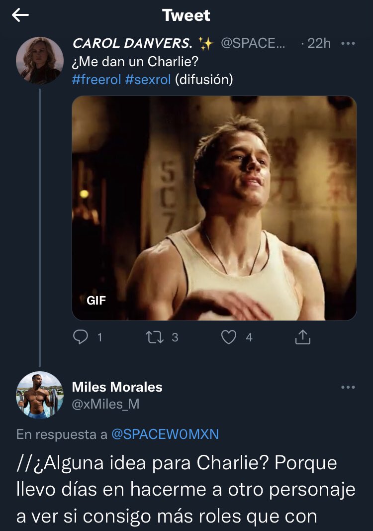 xMiles_M's tweet photo. //Entiendo que no pueda gustar como rolea alguien y no le interese que ocupe alguna búsqueda, pero lo mínimo sería decirle a la persona que no está interesado en que la ocupe y prefiere otra persona. No sé para que me molesto en ofrecerme a nada, cuando no hay reciprocidad… https://t.co/ZHkE486XsB