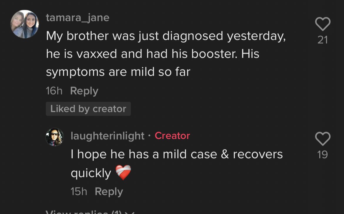 alignyourdivine's tweet photo. this blows my mind, all of these people in this comment section on this video are like “triple boosted, masked up yet still got it” and i go to grocery stores, gym, literally anywhere without a mask and i’m fine… perception is reality https://t.co/EYHoYURGL4