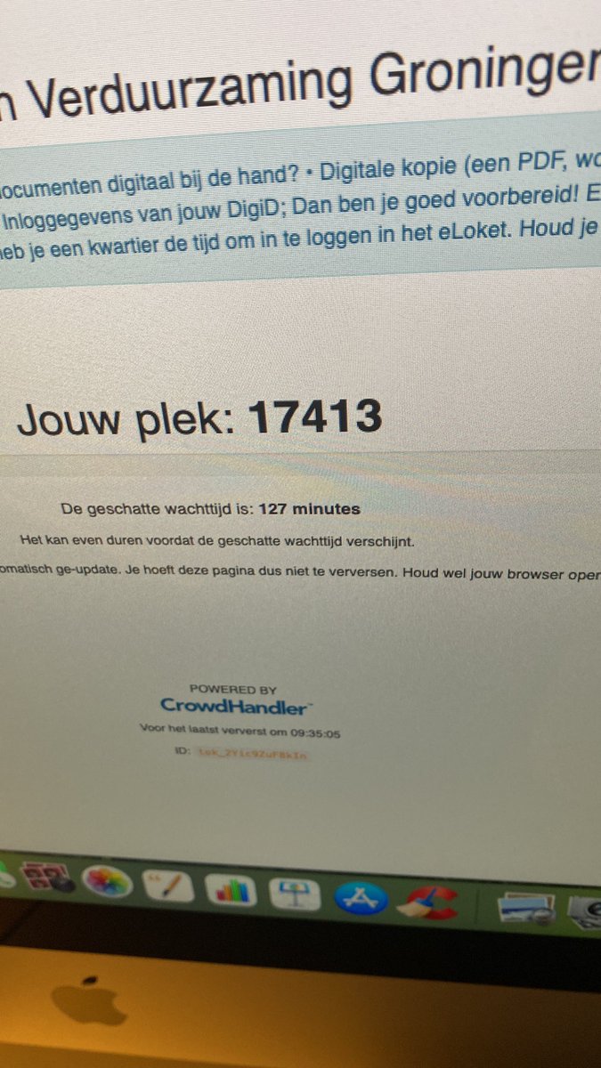 Vanmorgen 9.35 uur #snn