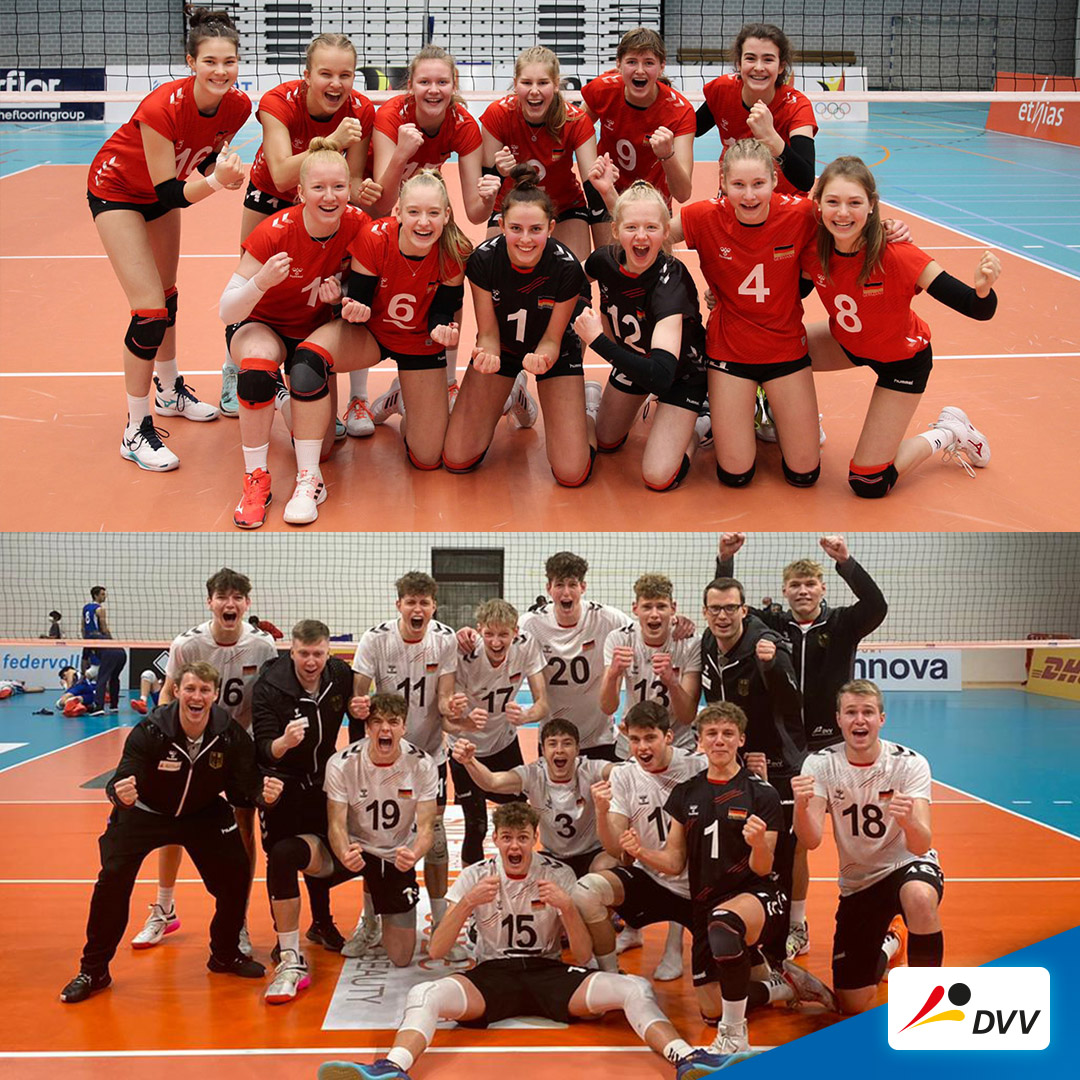 2x 🥉 für den DVV-Nachwuchs beim WEVZA-Turnier! Damit ist der Einzug in die 2.Runde der EM-Qualifikation 2022 gesichert! 🏐💪
volleyball-verband.de/de/redaktion/2…
#volleyball #volleyballjugend #dvv
Fotos: CEV/WEVZA