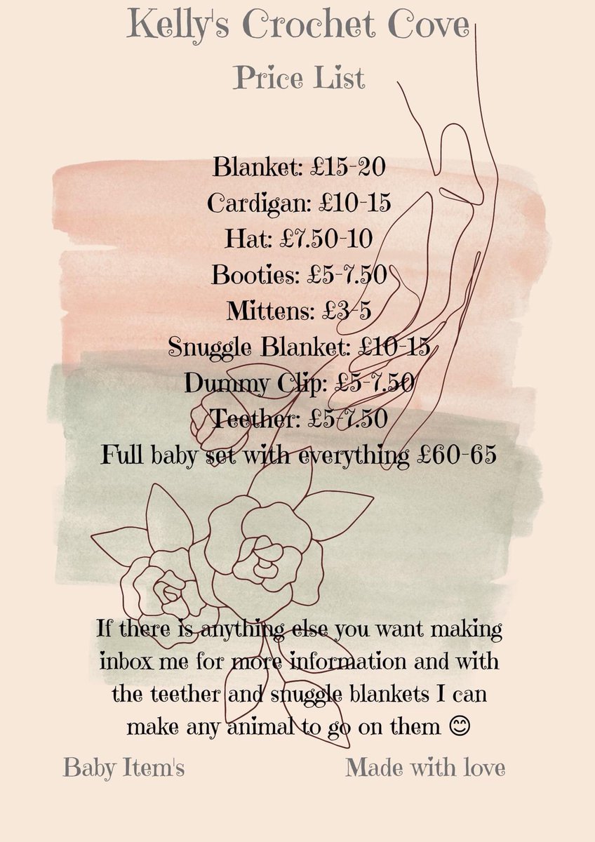 TIRCOD's tweet image. This is my wife crochet business high Quality design so any my followers that interested please get in touch on her Facebook page at Kelly’s crochet cove and give it a like 🤝