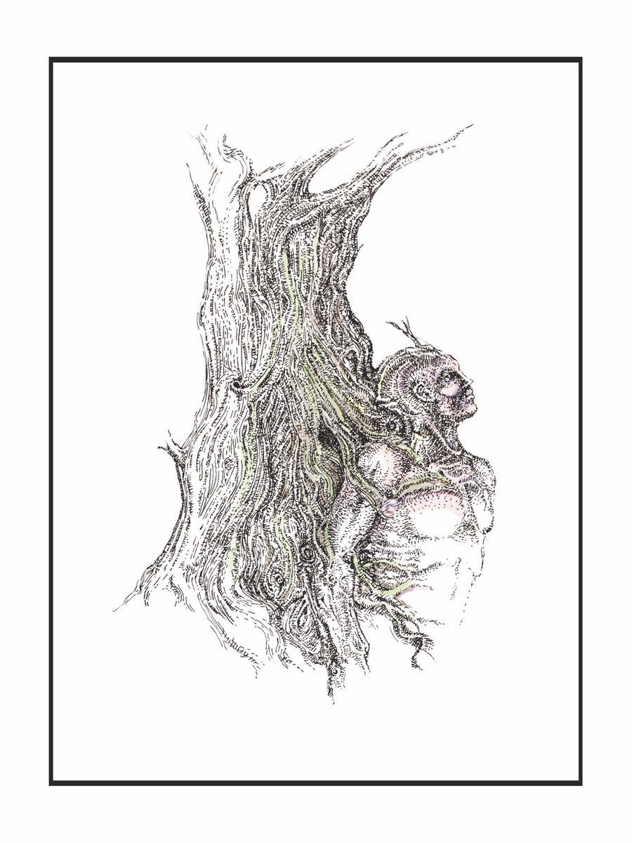 Just started at Open Sea, will add to this theme slowly . But minted two works that are not the oldest for this work, but will probably be the oldest minted of it. Link in comment.