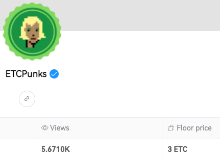 Current Floor price on @nftcreed_ Marketplace 3 $ETC #LFG #ETCARMY #ETCPUNKS #NFTCollection
