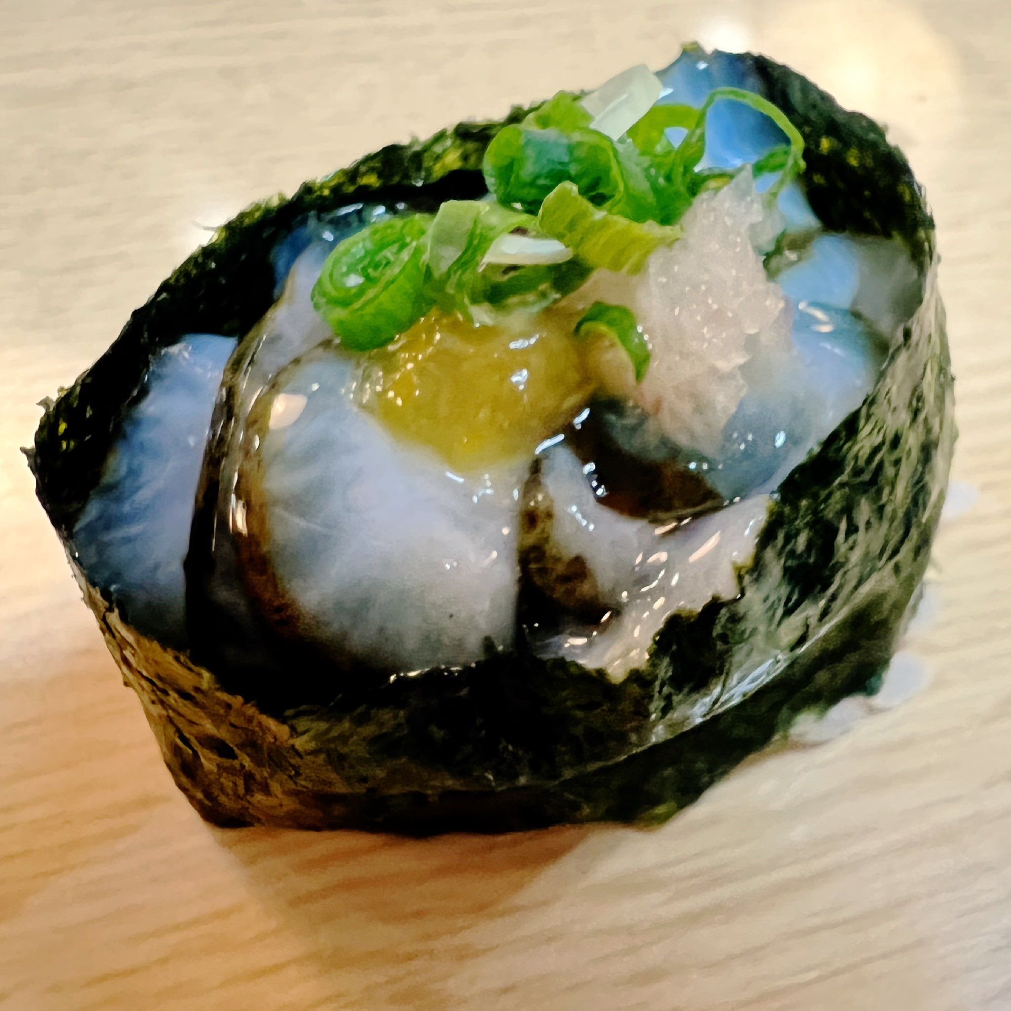 寿司割烹 天領 大村ナマコの軍艦巻 口の中が大村湾 T Co 8x6hxmkdpk Twitter