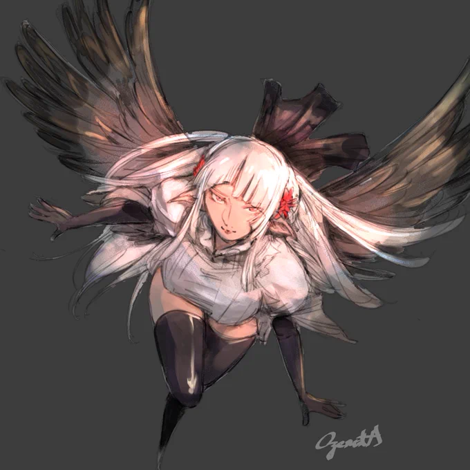 オリキャラらくがき 