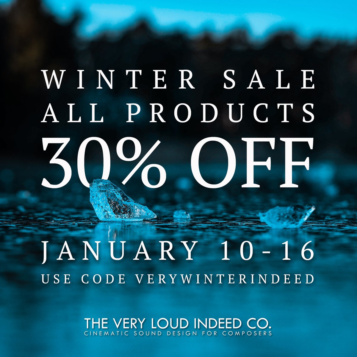 VeryIndeed's tweet photo. Our Winter Sale starts today! Save 30% until January 16th on our entire product line by using the code VERYWINTERINDEED at checkout.
#synth #composer #filmcomposer #musicproducer #musicproduction #omnisphere #zebra2 #kontakt #knifonium #spectrasonics #uhe #pluginalliance https://t.co/9FwEmKJ3aq