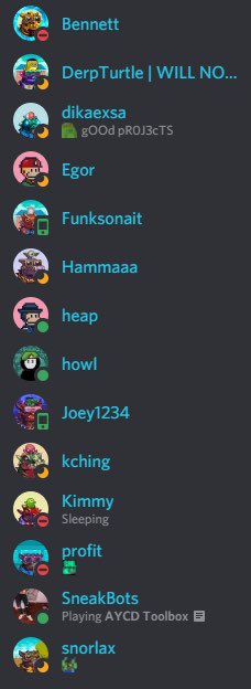 We’ve verified over 100 <a href="/BoryokuDragonz/">Bōryoku Dragonz</a> , <a href="/TaiyoRobotics/">Taiyo Robotics《TYR》</a>, <a href="/thugbirdz/">thugbirdz ¬¬</a>, <a href="/galacticgeckosg/">🟩Galactic Gecko Space Garage 🦎 🛸 🪐</a>, and <a href="/peskypenguins/">Pesky Penguins</a> in our server. Probably nothing…