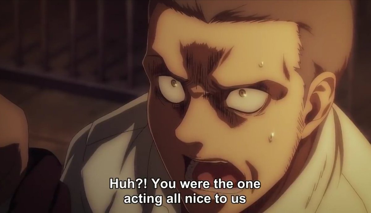 HeartHanji's tweet photo. Connie has had enough.

#AttackOnTitan #AttackonTitanFinalSeason https://t.co/tifmMvDwa7
