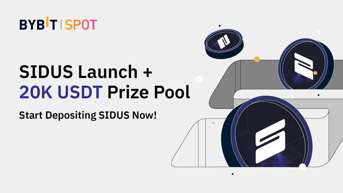 We are excited to announce that deposits for #SIDUS, the in-game token of <a href="/galaxy_sidus/">SIDUS HEROES</a>, is now available on Bybit!

Want to share in $20,000 worth of $SIDUS and stand a chance to win an Epic Box? 

Start by completing your first deposit of #SIDUS now: go.bybit.com/e/swxWAb6gHmb
