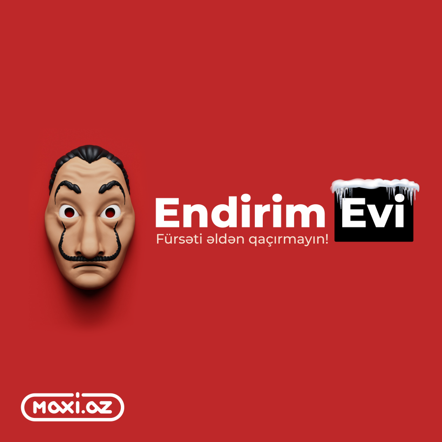 📢Aksiya müddəti uzadıldı!!!
👉Bu fürsəti heç qaçırmayın
❗Maxi.az-da Endirim Evi davam edir...
Yeni texnika, yeni smartfon, yeni ev avadanlıqları lazımdırsa, bu cür qiymətlərdən faydalanmağa dəyər!
🌐 bit.ly/3zKD1iT
☎️ *0900
#taksit #hissəhissə #maxipromo