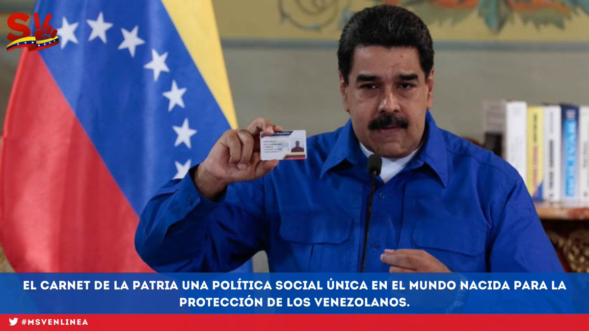 #SepaQué || El <a href="/CarnetDLaPatria/">Carnet de la patria</a> fue una creación genial dentro del esfuerzo por articular y proteger con todas las Misiones y Grandes Misiones.

<a href="/MSVEnContacto/">Somos Venezuela | MSVEnContacto</a> <a href="/Mippcivzla/">mippci</a> #10Ene #JuntosContraLaCovid19