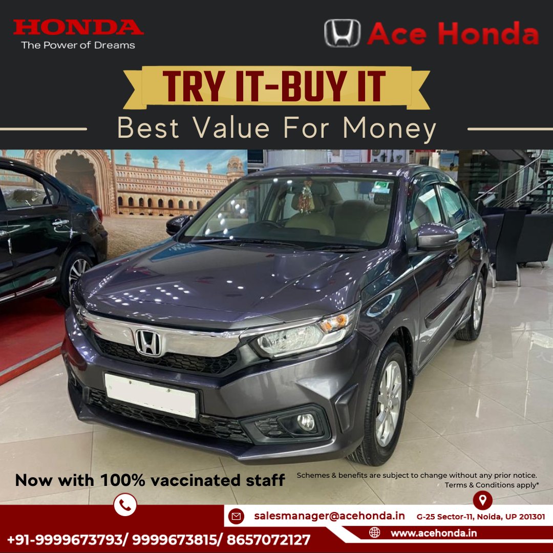 Don’t miss this opportunity!

Visit your nearest Ace Honda outlet and buy a value for money Honda certified pre-owned car.

Contact us now.
.
.
.
#acehondacars #hondacars #hondaowners #fortheloveofhonda #hondacertifiedcars #Preownedcars #UsedCars #AceHonda #CertifiedPreownedCar