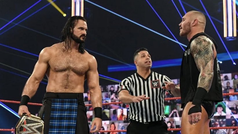 Beardedbackbump's tweet photo. The @WWE Championship reigns since #TheTribalChief started his Reign as #UniversalChampion!#AcknowledgeHim #RomanReigns 

-Drew McIntyre 
-Randy Orton
-Drew McIntyre 
-The Miz 
-Bobby Lashley 
-Big E 
-Brock Lesnar 

#WWE #SmackDown #WWERaw 
#BrockLesnar #HeadOfTheTable #theusos https://t.co/YyoFCYBI9A
