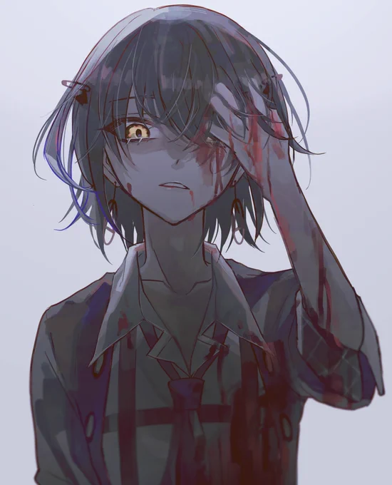 #まっしろキャンバス ⚠️血 